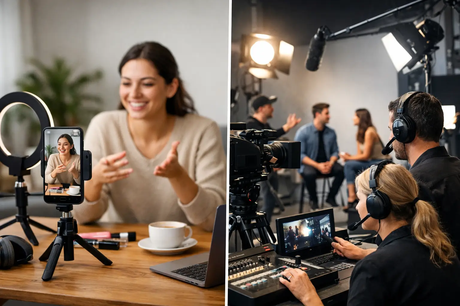 UGC platform versus productiebureau
