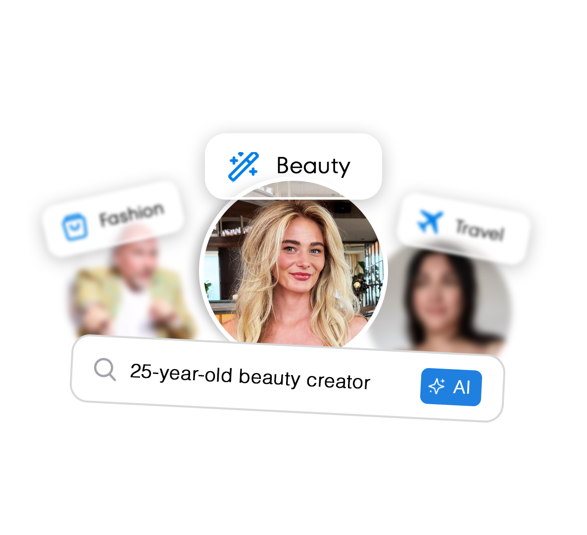 Find the right creator in seconds